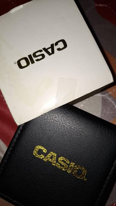 casio men's watch with box