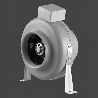 Exhaust Air Centrifugal fan for kitchen or washroom 5inch dia