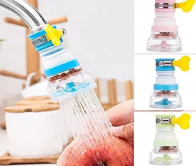 New Fan Faucet With Clip 360 Adjustable  Flexible Kitchen