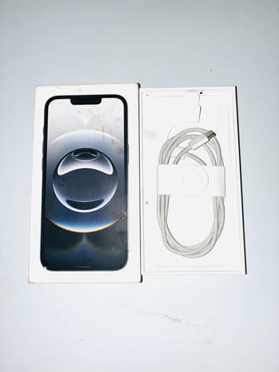 Apple iPhone 16e with complete box and accessories