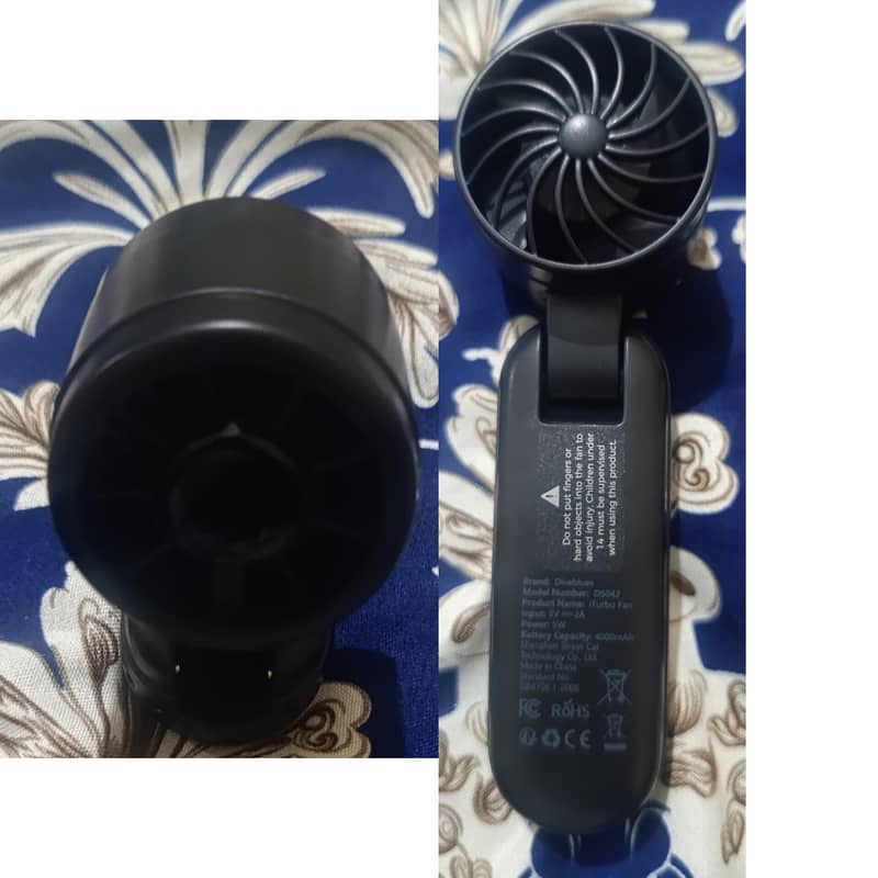 mini fans chargeable 1