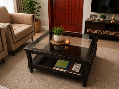 coffee table for sale with 2 drawers