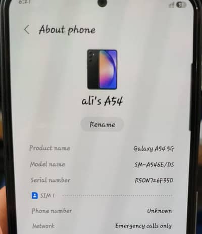 Samsung Mobile A54 5G