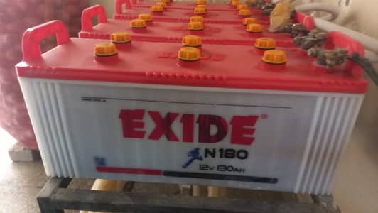 04 No. Exide 12 volt 130ah battery