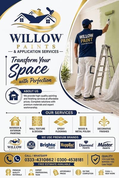 Willow Paints | Direct from Manufacturer