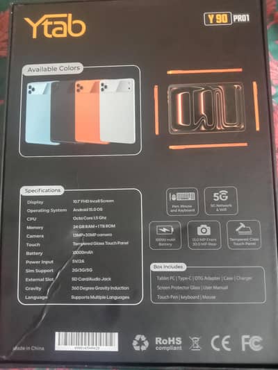 Almost New [Brand] Tablet  Box Pack
