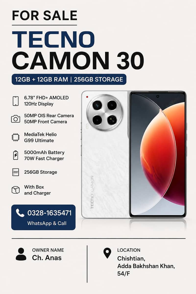 Tecno CAMON 30 0