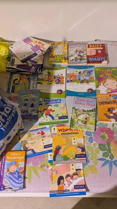 offords story books and trainers for LACAS student's
