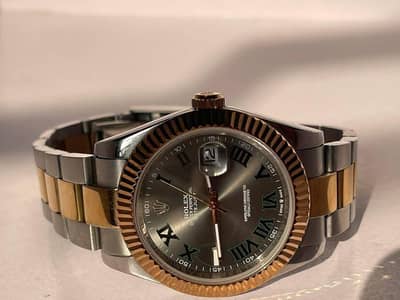Luxury Two-Tone Men's Watch Discounted| Roman Dial | Premium Finish