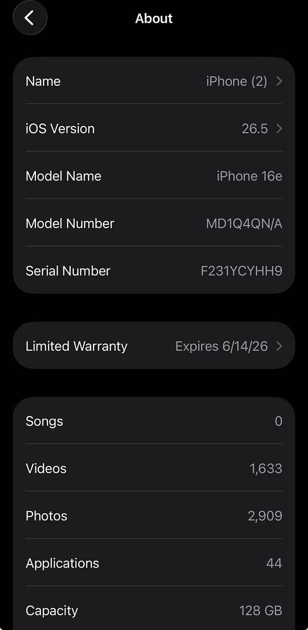 Apple iPhone 16e 2