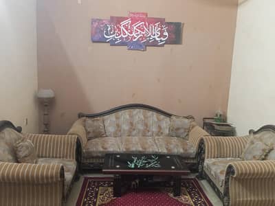Sofa set beige color good condition