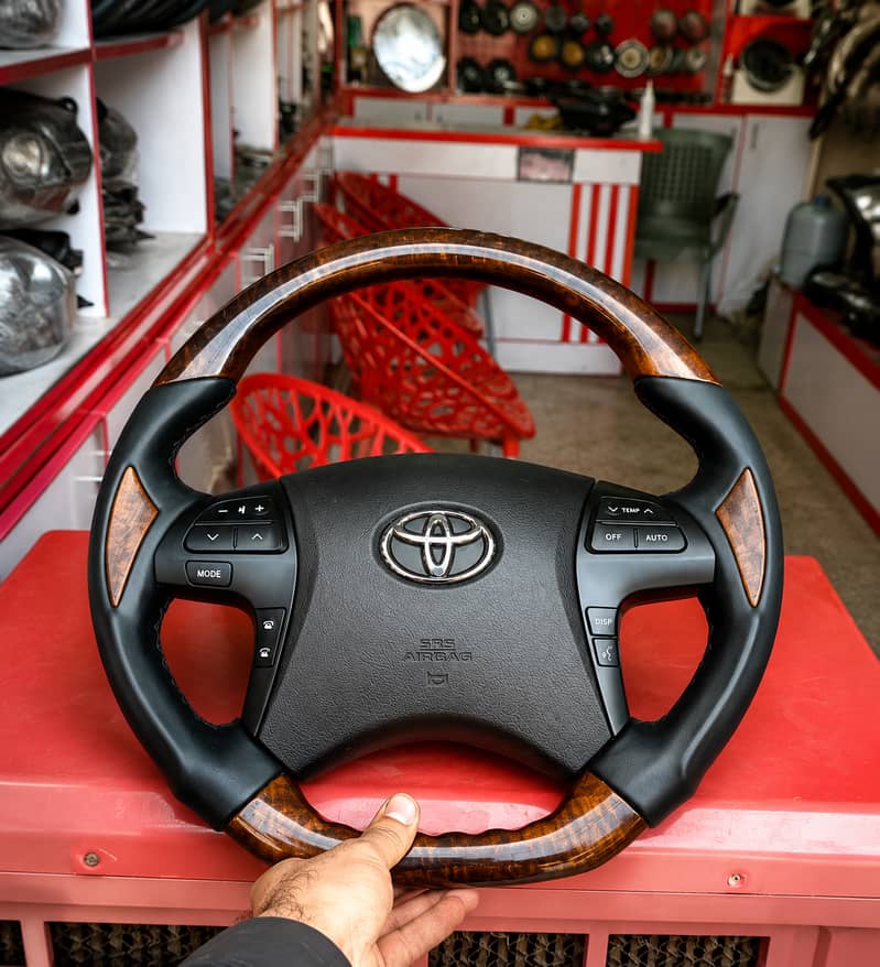 Android panel, Multimedia steering wheel installation, Speakers 18