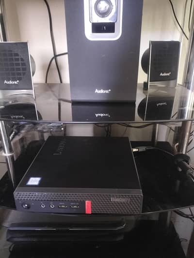 Lenovo ThinkCentre M910x mini PC + 1 LCD| i7 Gen 7, 8GB RAM  512GB SSD