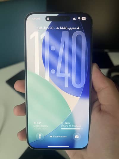 Iphone 15 Pro Max 512GB Natural Titanium PTA Approved Excellent Cond.
