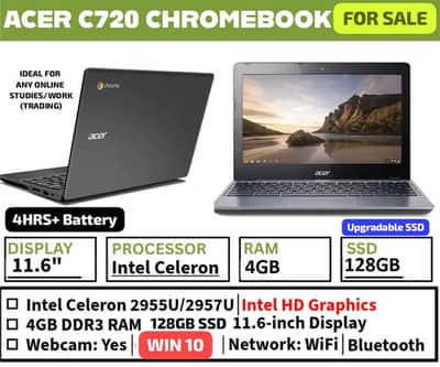 ACER WINDOW BASED CHROMEBOOK UPGRADEABLE
