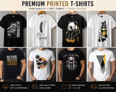 Custom Printed T-Shirts | T shirts | New Collection 2026