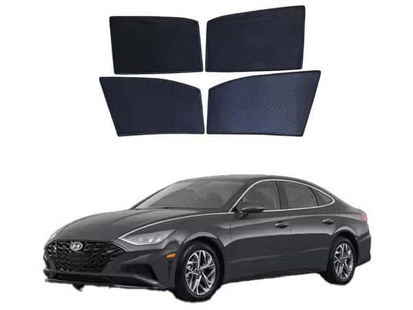 Hyundai Sonata Premium Quality Japani Sun Shades 4 PCS - Model 2021-2023