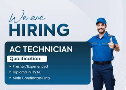 HVAC Technician and Senior Ac Technicians