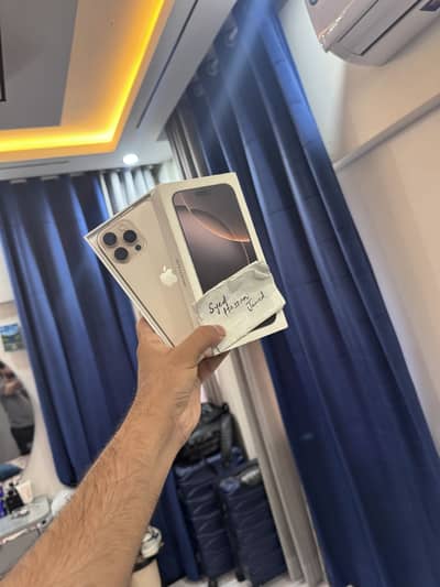 Iphone 16 Pro max Jv 256 gb Desert Titanium with box