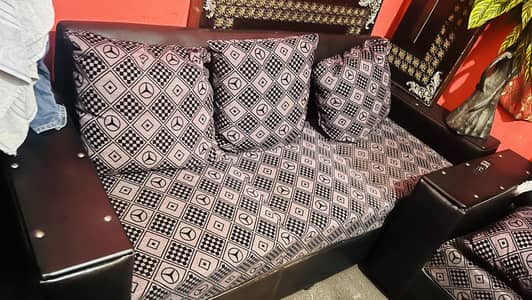 6 seater sofa set complete, 1 seater 2 seater 3 seater