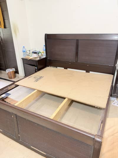 Double Bed with Side tables for sale