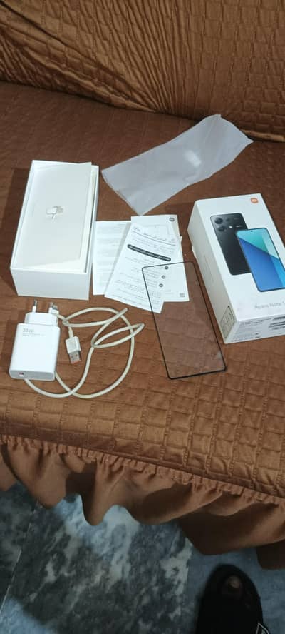 Redmi Note 13 10/9 Condition All genuine Accessories box charger