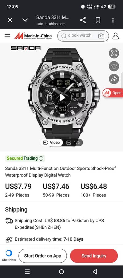 Sports Watch water proof