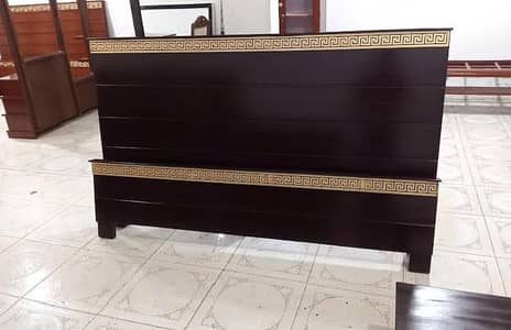 Simple Design Bed Set For Sale in Multan | 10-Year Warranty