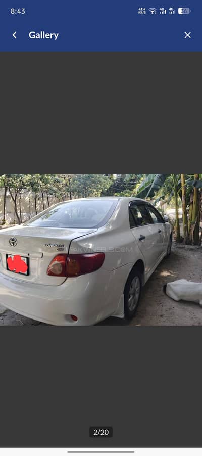 Toyota Corolla XLI 2009