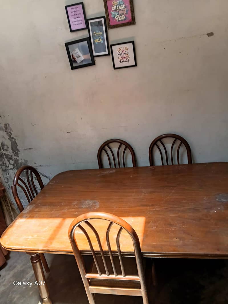 Wodden Dinning 9