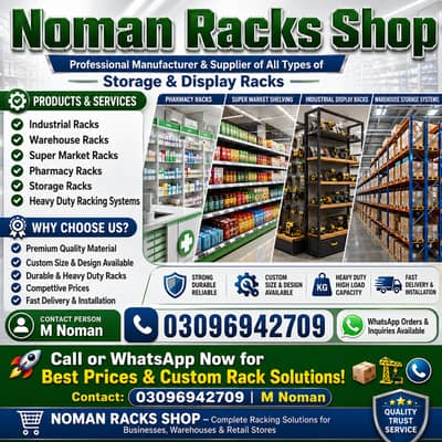 Racks/super store racks/industrial racks/pharmacy racks