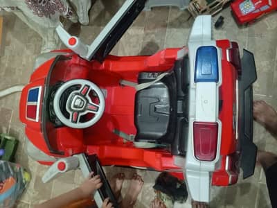 Kids car fully battery powered charging No remote controls