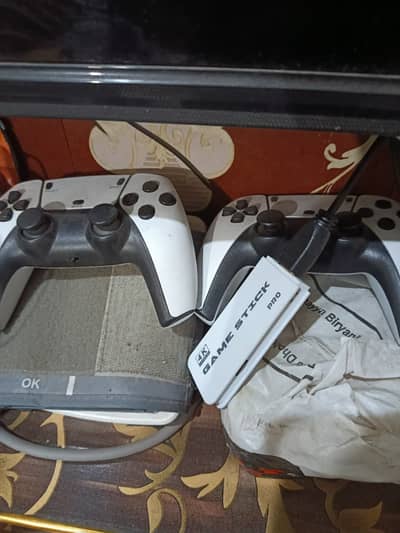 4K Game Stick PRO with 2 Controllers Just Plug & Play