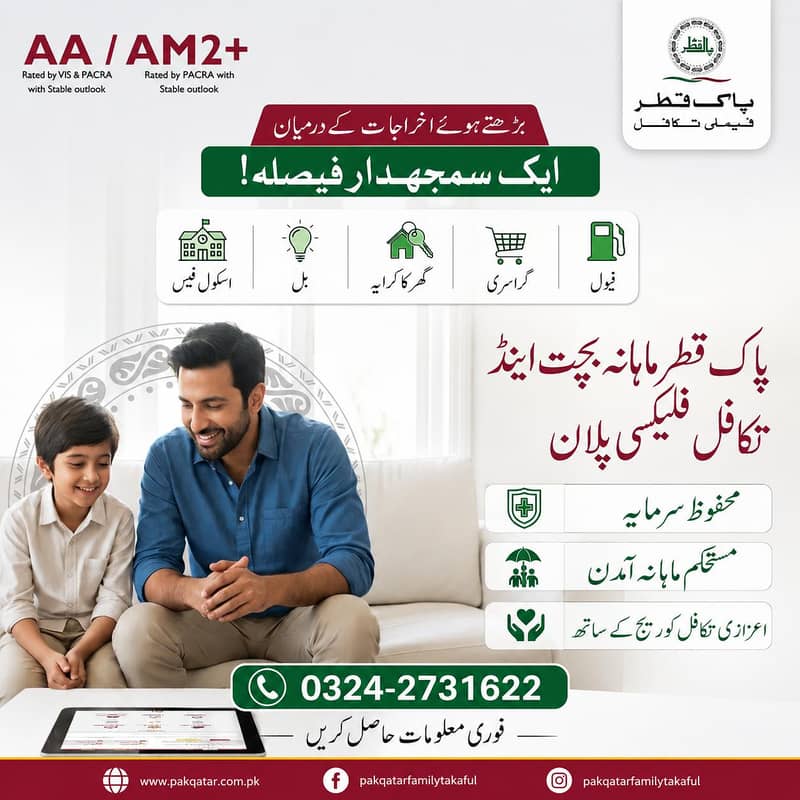 20 لاکھ  فیملی کوریج 5000 ماھانھ گلشن اقبال 0