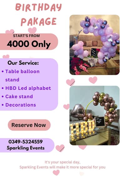Professional Birthday Event Decoration | Balloon Decoration| All event