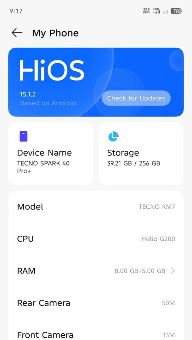 Tecno Other Model 2