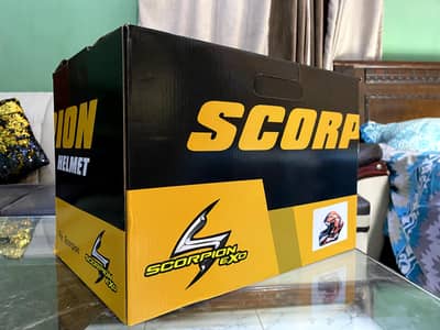 Brand New Scorpion Dot Certified Helmet - Box Packed, Unused