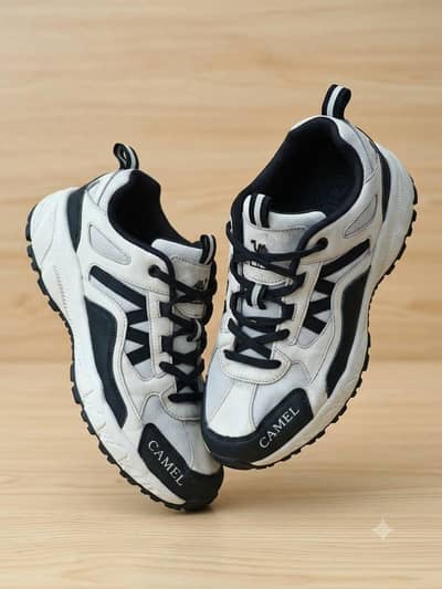 CAMEL Chunky Trainer – White/Black | Size 41 | Grade A+ | Like New