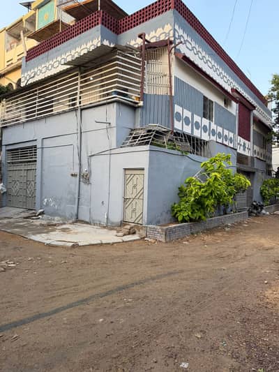 180 sq. yd House Three side Corner Ground & Two Floors for Sale