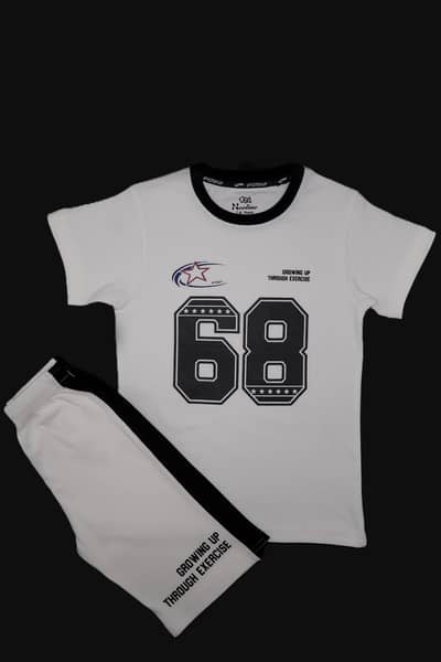 Export-Grade Boys' & Girls' Jersey Cotton T-Shirts, Shorts and Trouser