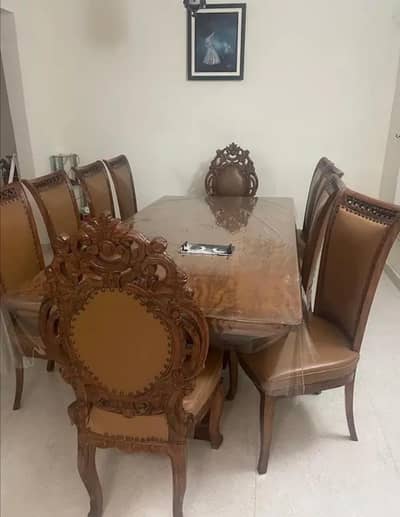 10 chairs Dining table