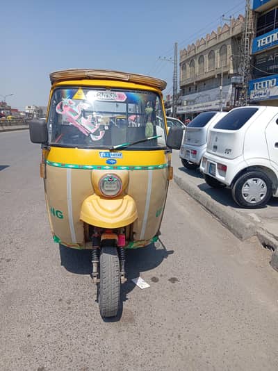 Tezraftar Lpg rikshaw exchange with bike