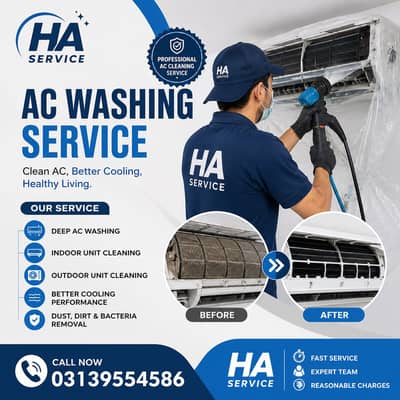 Professional AC Wash Service at Your Doorstep