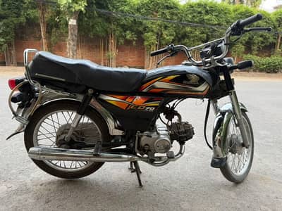 Honda Cd 70 Black Color