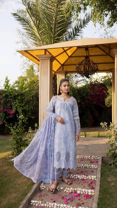 women Unstiched ALZOHAIB 3 PIECE