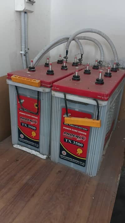 2 Batteries phoenix tx 3500