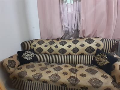 wooden sofa