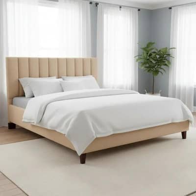 Poshish Bed with Side Tables/Bedroom set/Bed set/Poshish Bed