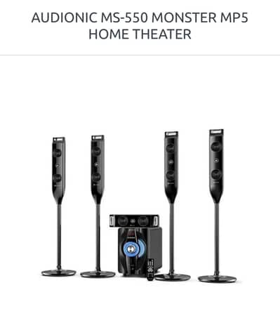 AUDIONIC HOME THEATHER 5.1  MS 550 MONSTER