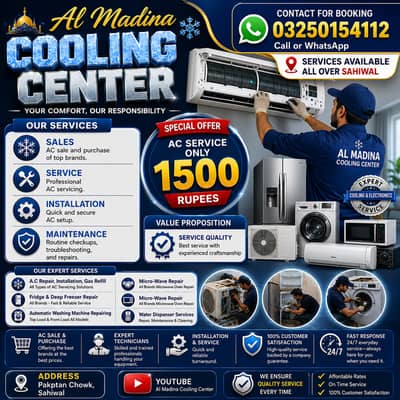 AC Services/AC repair Services/AC gas filling/AC installation